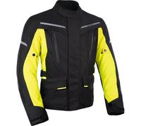 Oxford Metro 2.0 All Season Motorcycle Riding Textile Jacket Black / Fluo Yellow