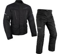 Oxford Metro 2.0 Motorcycle Jacket & Trousers Stealth Black Kit Motorbike Bundle