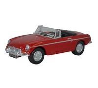 Oxford Models diecast model MGB – 1:76 railway scale – Tartan Red