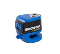 Oxford Micro XA5 Alarm Disc Lock LK902 | High Security Motorcycle & Scooter 110dB Rechargeable Disc Brake Lock, Blue