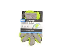 Oxford Microfibre Noodle Wash Glove Green. Motorcycle/Car/Bicycle Detailing.