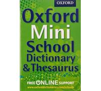 Oxford Mini School Dictionary & Thesaurus - Paperback NEW Dictionaries, O 2012-0
