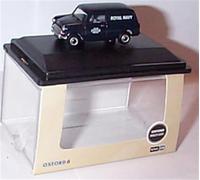 Oxford Mini Van Royal Navy Blue Vehicle 1:76 scale Diecast Model
