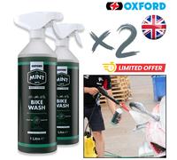 Oxford Mint Motorcycle Wash - 1 Litre / All Purpose / Removes Dirt & Grime