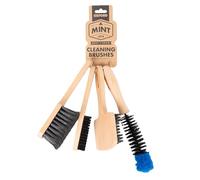 Oxford Mint Motorcycle and Bicycle Cleaning Brushes. Eco Friendly, Ethically Sourced Wood Brushes for use on Motorcycle, Mountain Bike, Road Bike and Gravel Bike, Drivetrain Bike Brush, Tyre Brush.
