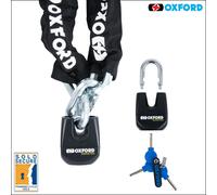 Oxford Monster Premium Motorcycle Chain & Padlock Security 1.2M x 14 mm