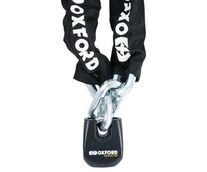 Oxford Monster Premium Motorcycle Chain & Padlock Security 1.5M x 14mm