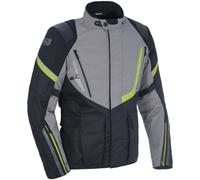 Oxford Montreal 4.0 Motorcycle Motorbike Waterproof Textile Jacket- Grey/Flu/Blk