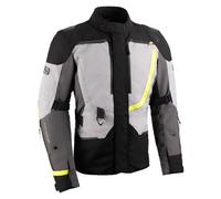 Oxford Montreal 5.0 Dry2Dry Men's Motorcycle Jacket, Grey/Black/Yellow, L