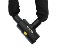Oxford 1 1.2m Alarm 10 10mm Square Link General Purpose Chain Lock Motorcycle/Bicycle Security, Black