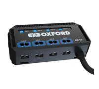 Oxford Motorcycle 12V Fuse Box with Relay. Quick Wiring 4-Way Fuse Holder with Indicator Lights & 5A Fuse for Motorcycle, Motorbike Headlights, Navigation, Phone Holder, Charger, Heated Grips etc.