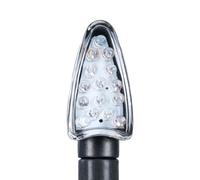 OXFORD Motorcycle Arrow Mini LED Replacement Indicator Black Short Stem Clear Lens EL337