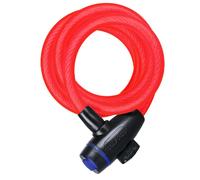 Oxford Cable Bike Lock, 12mm x 1.8m - Red