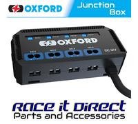 Oxford Motorcycle 12V Fuse Box with Relay. Quick Wiring 4-Way Fuse Holder with Indicator Lights & 5A Fuse for Motorcycle, Motorbike Headlights, Navigation, Phone Holder, Charger, Heated Grips etc.