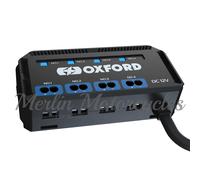 Oxford Motorcycle Motorbike Junction Box -12V with Four Ignition Power Outlets