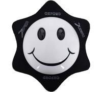 Oxford Motorcycle Motorbike Knee Sliders - Smiler White