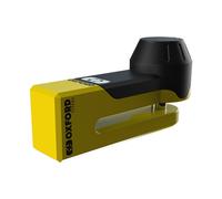 OXFORD Motorcycle Motorbike Titan Disc Lock & Pouch Security 10mm Pin Yellow