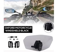 Oxford Windshield Clip-on Motorcycle Wind Deflector, Tinted, 260 x 125mm