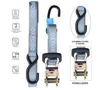 Oxford Motorcycle Ratchet Hook Straps Motorbike Tie Down Transport Harness
