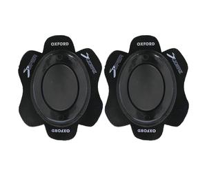 Oxford Motorcycle Rok Oval Knee Sliders Black Motorbike Knee Pad Protectors Pair
