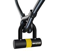 Oxford Motorcycle Security Loop Lock15 Cable Lock + Mini Shackle 15mm x 2.0m LK221 Products, Smoke