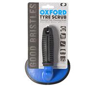 Oxford Motorcycle Tyre Scrub Tyre Cleaning Brush - Black/Blue