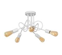 Oxford Multi Arm Semi Flush Ceiling Light White 50cm Netlighting White One Size