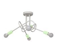 Oxford Multi Arm Semi Flush Ceiling Light White Minth 44cm Netlighting White One Size