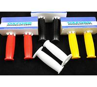 OXFORD MUSHROOM TYPE BMX HANDLEBAR GRIPS CHOICE OF RED,YELLOW BLACK OR WHITE NEW (Red)