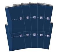 Oxford My Notes 125 x 200 mm My Notes Reporters Card Cover Wirebound Notebook Ruled and Perforated 160 Page, 10 Notebooks