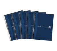 Oxford My Notes A5 Card Cover Wirebound Notebook Ruled And Perforated 100 Page, 5 Notebooks