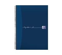Oxford My Notes Card Cover Wirebound Notebook 100 Pages A4 Blue (5 Pack) 400020193