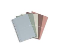 Oxford My Style Wirebound Notebook 180 A4 Assorted (Pack 5) 400154144
