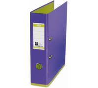 Oxford MyColour A4 Folder 8cm Wide Two Tone Purple and Light Green - Pack of 1