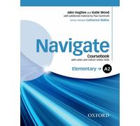 Navigate: Elementary A2: Coursebook with DVD and online skills