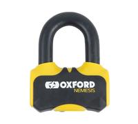 Oxford Nemesis 16mm Motorcycle Brake Disc Lock Yellow Motorbike Premium Security