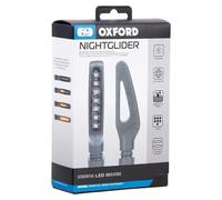 Oxford NightGlider EL361 Motorcycle Side Indicator - Sequential (incl. 2 resistors) - Black