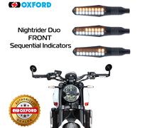 Oxford Nightrider Duo FRONT EL354 | Sequential Motorcycle Indicators