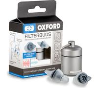 Oxford Noise Filtering Motorbike Motorcycle Ear Plugs Silver