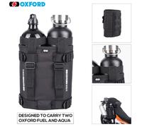 Oxford Nomad Bottle stash XL - OL588 designed to carry two Oxford Fuel and Aqua