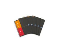 Oxford Notebook International A5 Squared 160 Pages Sturdy Cardboard Cover (Pack of 5)