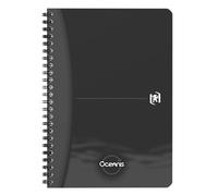 Oxford Oceanis Wirebound Notebook Ruled A5 Black 400180064