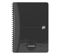 Oxford Oceanis Wirebound Notebook Ruled A5 Black 400180064