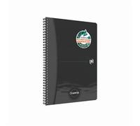 Oxford Oceanis Wirebound Notebook Ruled A4 Black 400180067