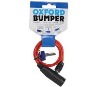 Oxford OF06 Bumper Cable Lock Red 6mm x 600mm