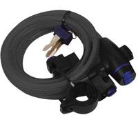 Oxford Bicycle Bike Cycle Coil Spiral Cable Lock 12mm x 1.8m 5 Colours Available