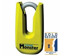 OXFORD OF36M Security Monster Ultra Strong Motorcycle Motorbike Yellow Disc Lock
