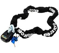 Oxford OF802 Monster Chain & Lock 1.5m | High Security Chain, Padlock Durable Nylon Chain Sleeve, Double Locking Mechanism, Key Dust Cover, With 3 Keys