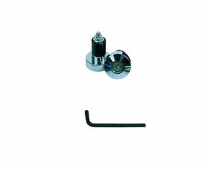 Oxford OF870 'BarEnds' Chrome Anodized Motorcycle Handlebar Bar End for 7/8" Bars