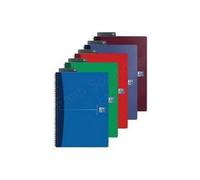 Oxford Office Essentials A5 Card Cover Wirebound Notebook Narrow Ruled With Margin 180 Page Including Repositionable